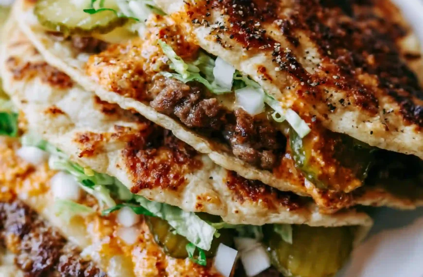 Smash Burger Tacos