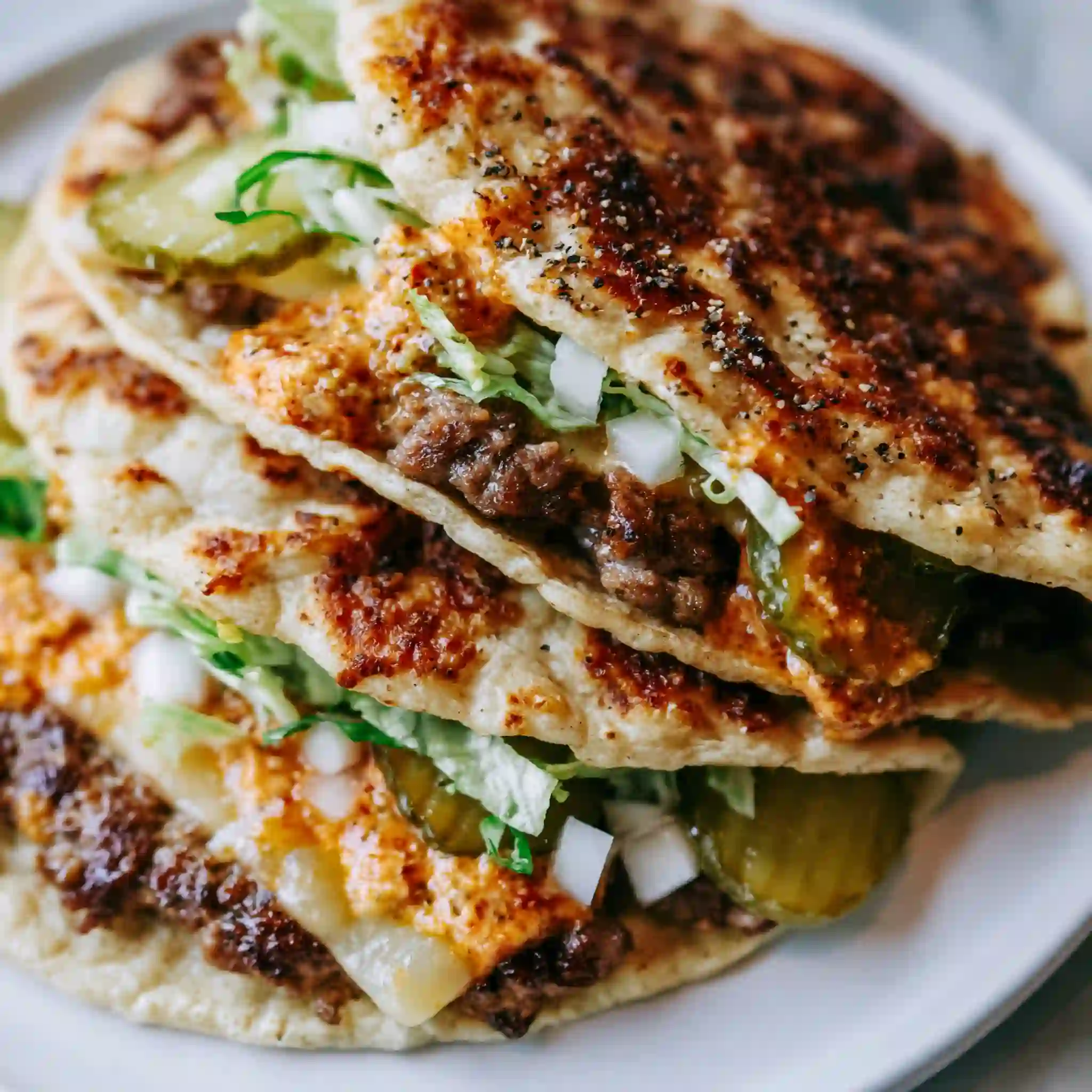 Smash Burger Tacos