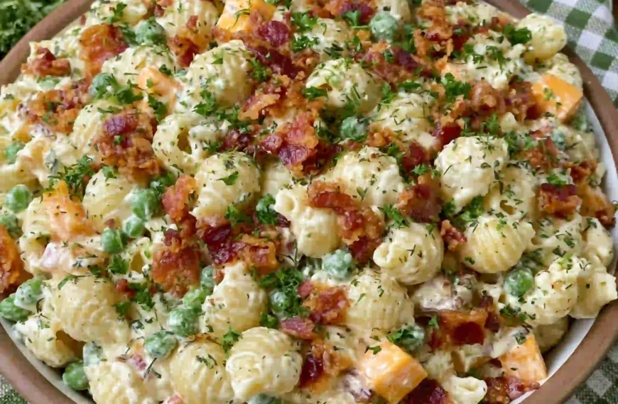 Creamy Bacon Ranch Pasta Salad