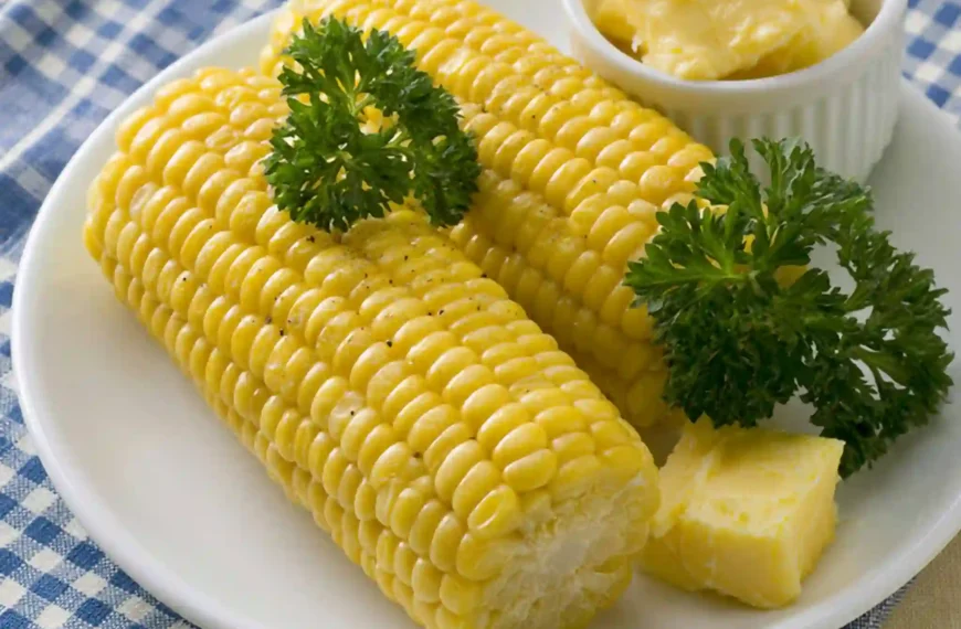 Microwaved Sweet Corn on the Cob