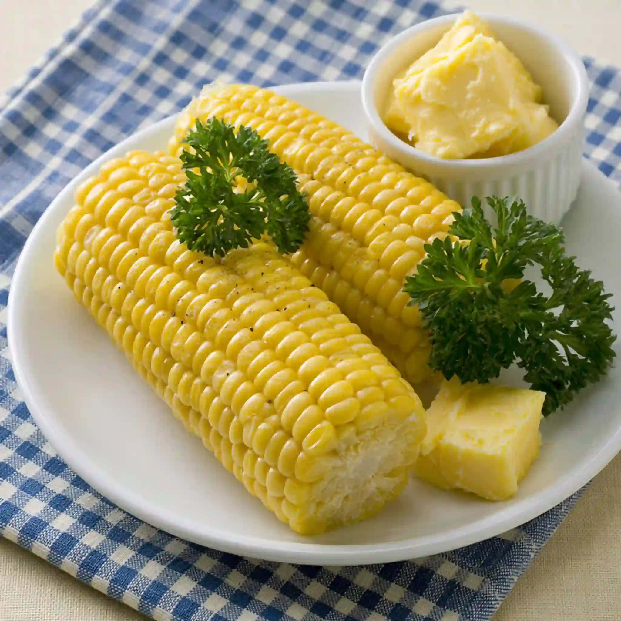Microwaved Sweet Corn…