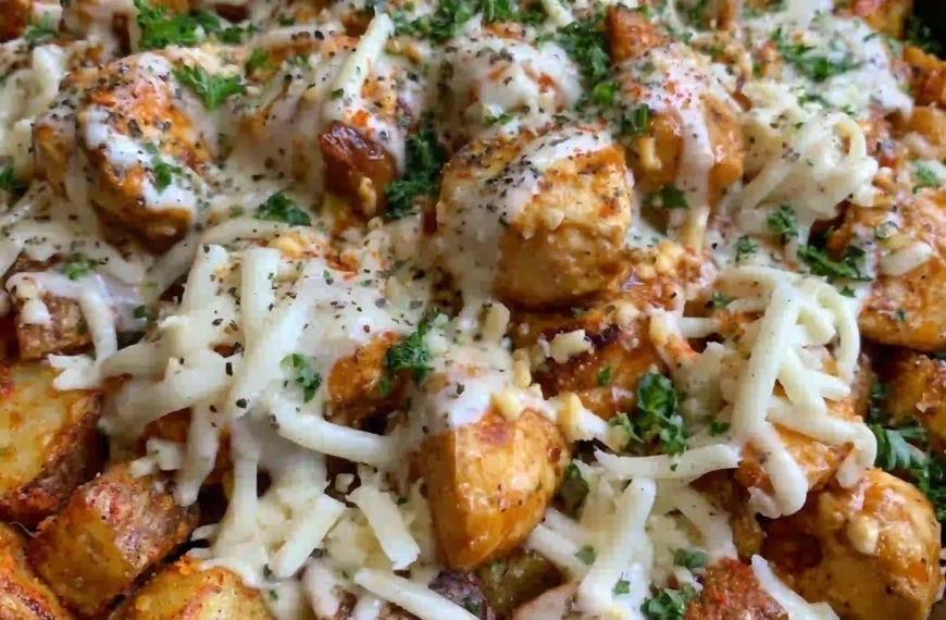 Garlic Parmesan Chicken and Potatoes