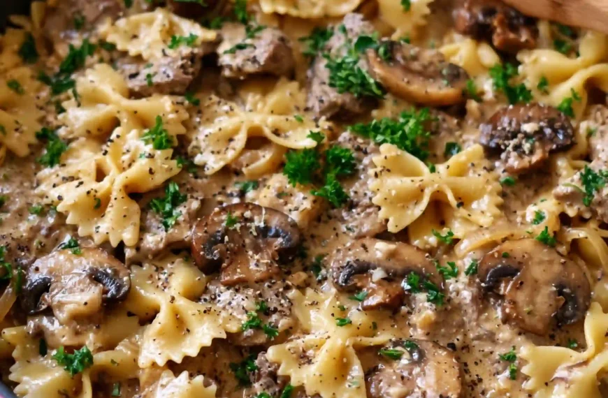 Beef Stroganoff Pasta
