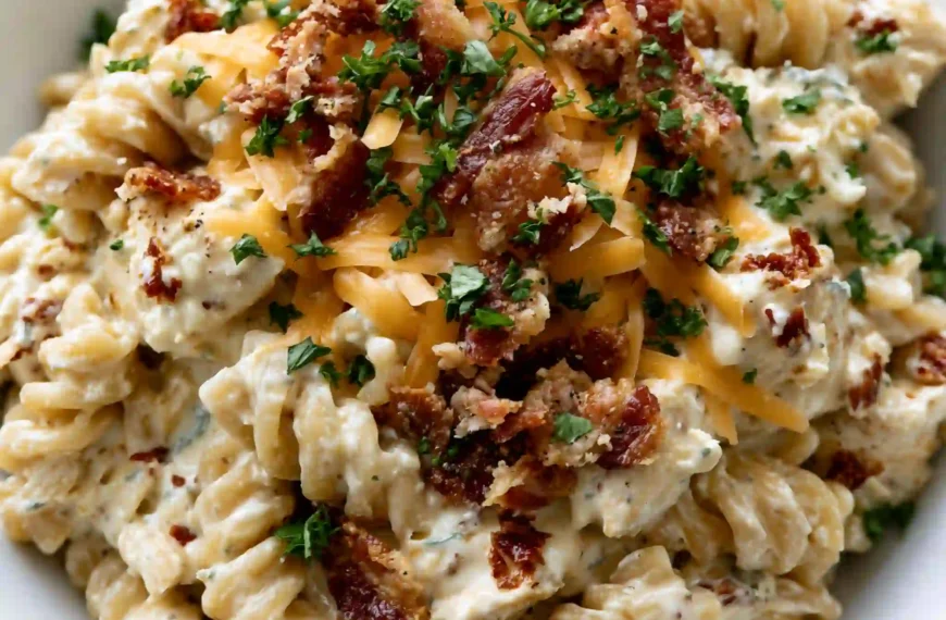 Chicken Bacon Ranch Pasta