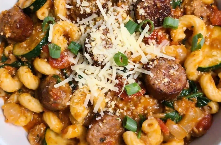 Healthy Italian Sausage Pasta