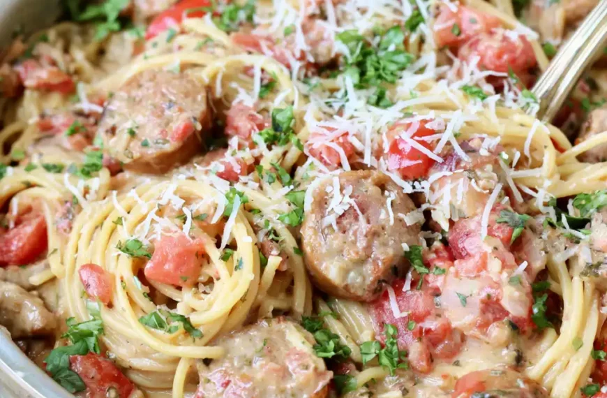 One Pot Italian Sausage Pasta