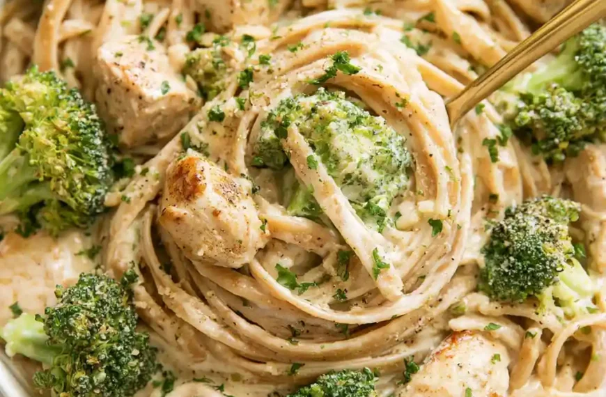 Healthy Chicken Alfredo