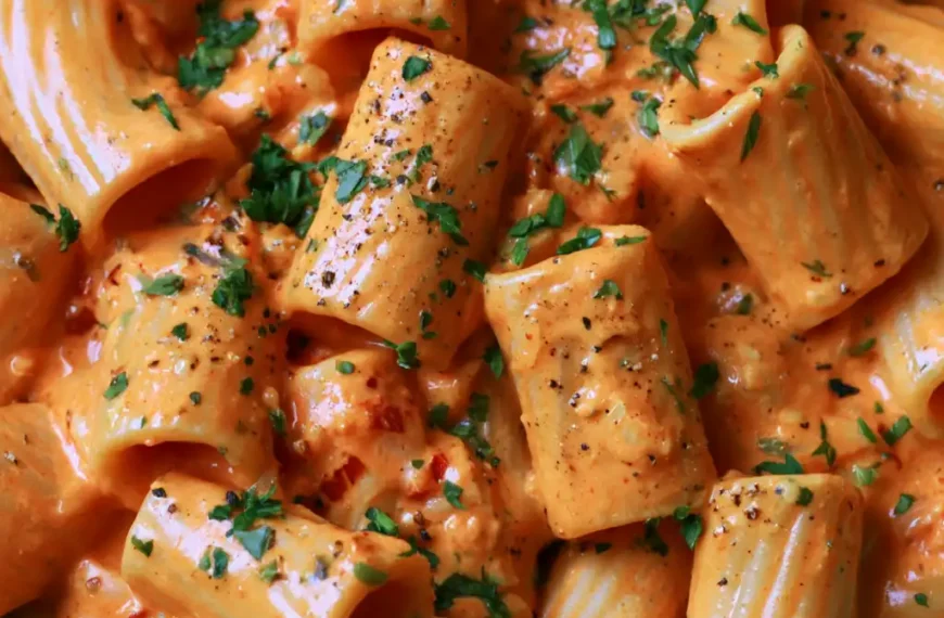 Spicy Rigatoni Pasta