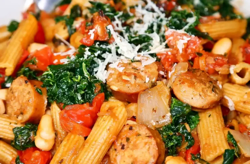 Healthy Chicken Sausage Pasta
