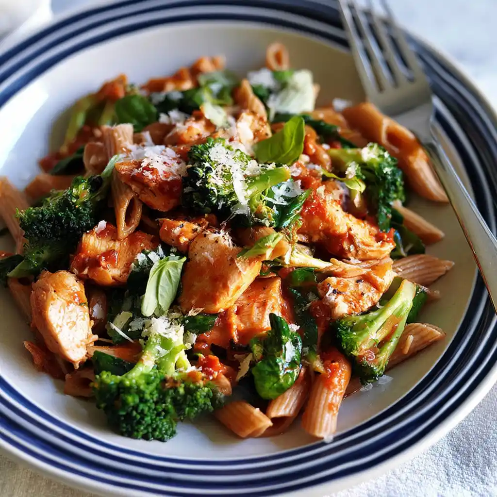 Healthy chicken pasta