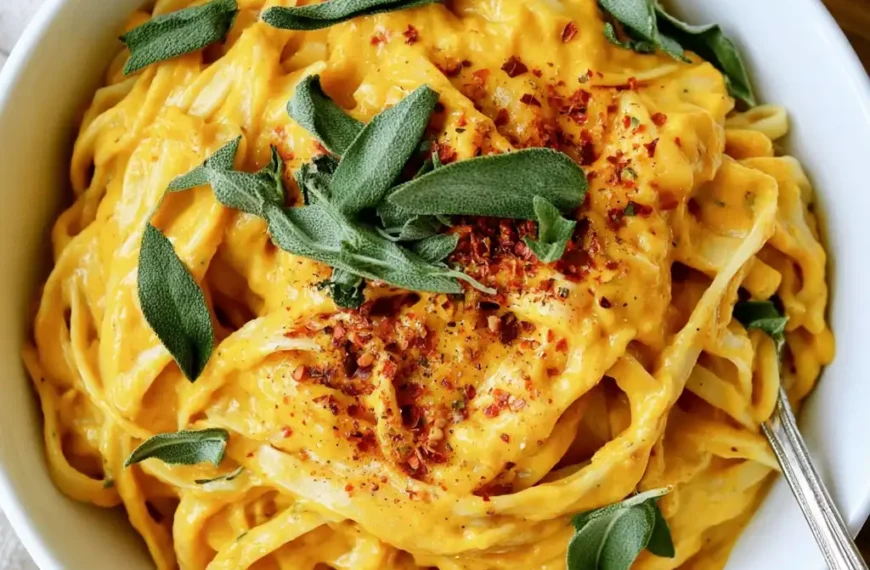 Vegan Pumpkin Pasta