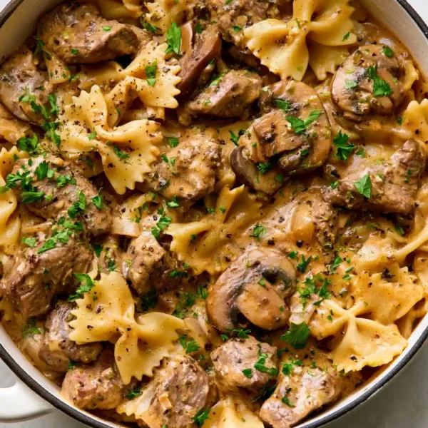 Beef Stroganoff Pasta