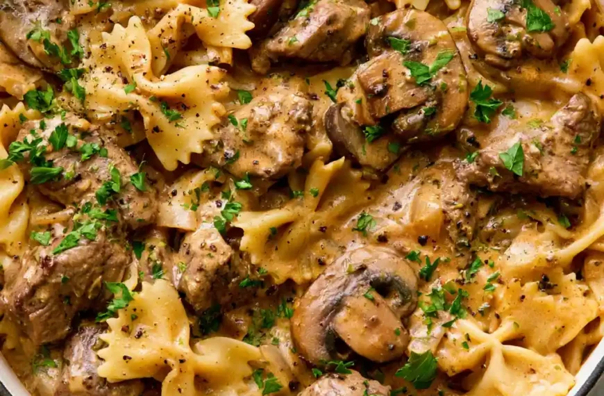 Beef Stroganoff Pasta
