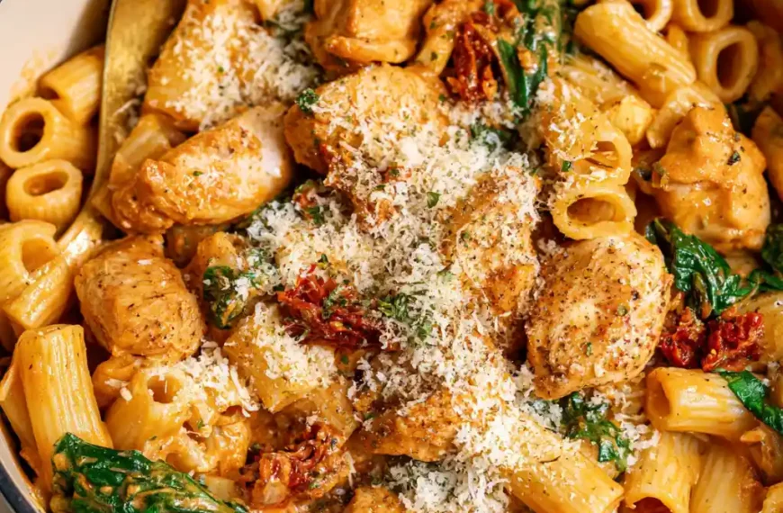 Marry Me Chicken Pasta {One Pot Recipe}
