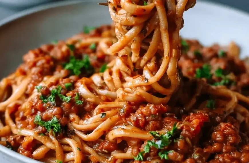 Lentil Bolognese