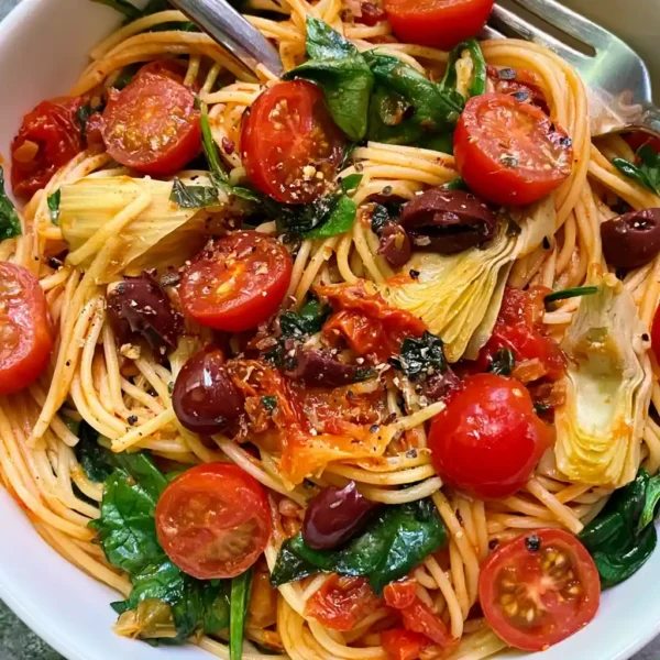 Mediterranean Veggie Pasta