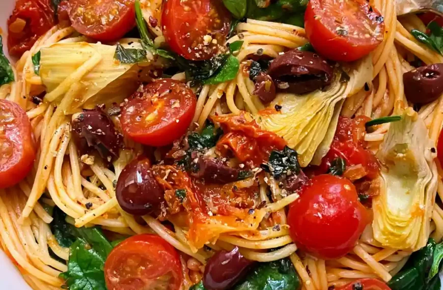 Mediterranean Veggie Pasta